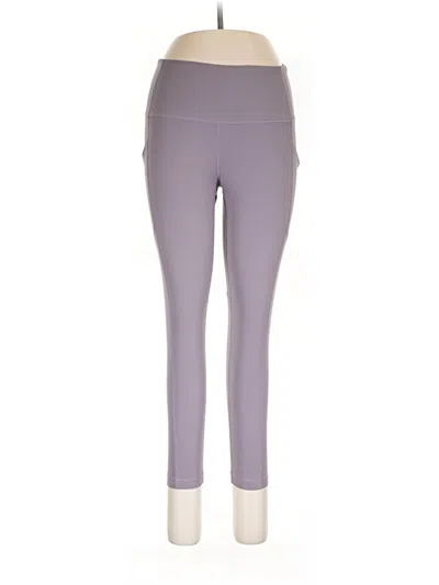 Pre-owned Yogalicious Active Pants In Purple