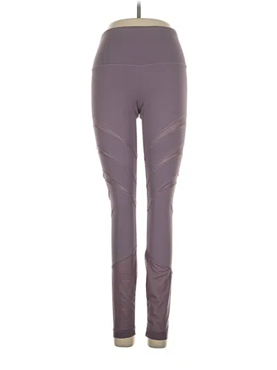 Pre-owned Yogalicious Active Pants In Purple