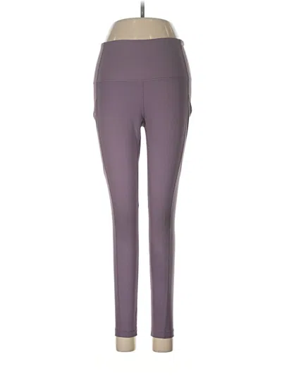 Pre-owned Yogalicious Active Pants In Purple