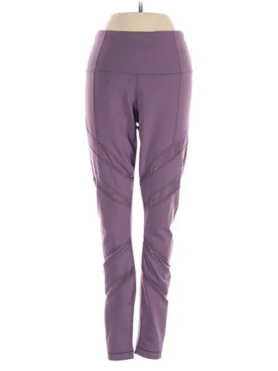 Pre-owned Yogalicious Active Pants In Purple