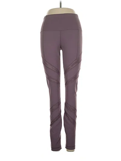 Pre-owned Yogalicious Active Pants In Purple