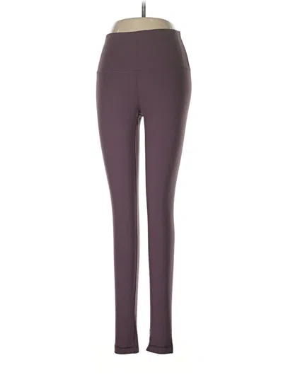 Pre-owned Yogalicious Active Pants In Purple