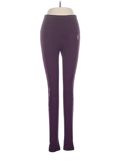 Pre-owned Yogalicious Active Pants In Purple