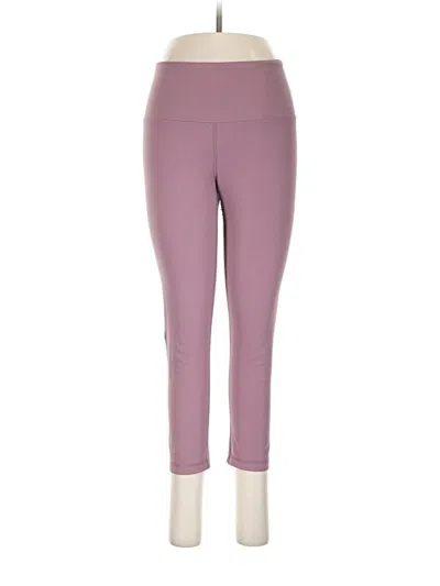 Pre-owned Yogalicious Active Pants In Purple