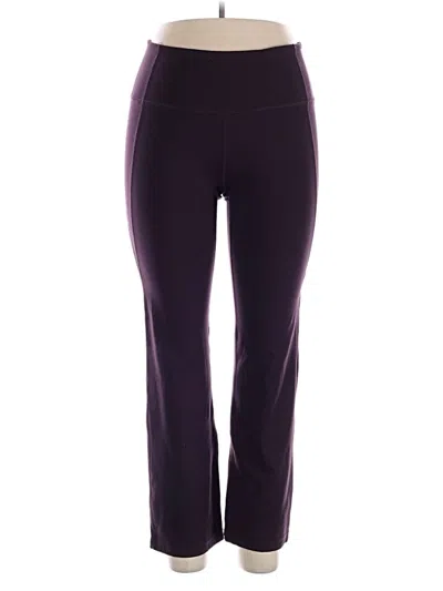 Pre-owned Yogalicious Active Pants In Purple