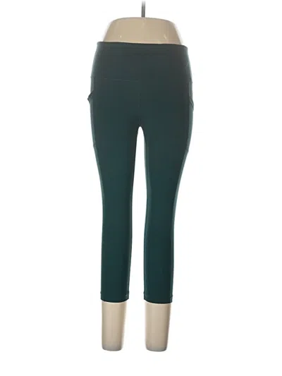 Pre-owned Yogalicious Active Pants In Teal