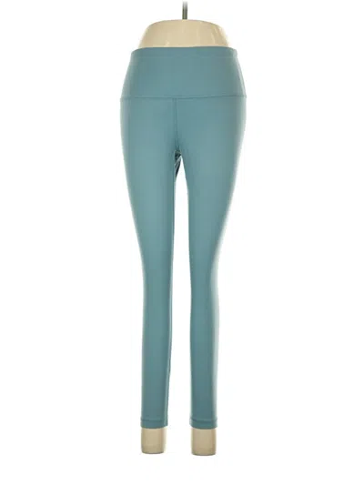 Pre-owned Yogalicious Active Pants In Teal