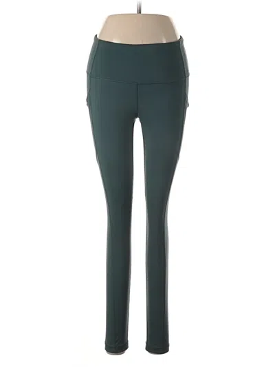 Pre-owned Yogalicious Active Pants In Teal