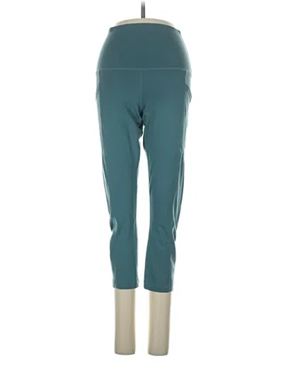 Pre-owned Yogalicious Active Pants In Teal