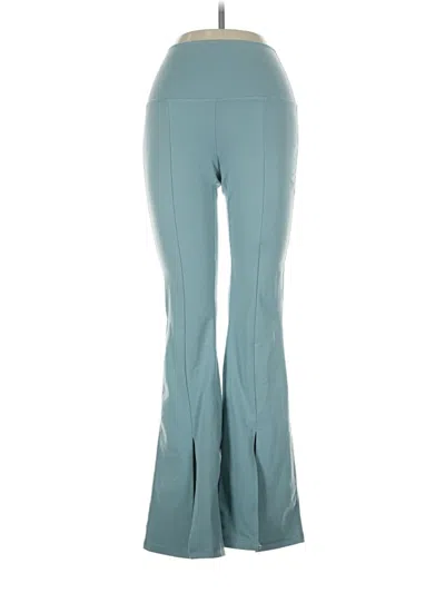 Pre-owned Yogalicious Active Pants In Teal