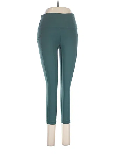 Pre-owned Yogalicious Active Pants In Teal