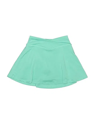 Pre-owned Yogalicious Kids' Active Skirt In Green