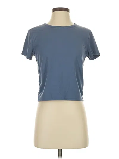 Pre-owned Yogalicious Active T-shirt In Blue