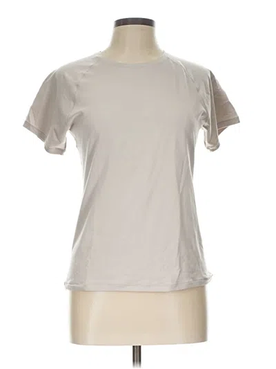 Pre-owned Yogalicious Active T-shirt In Silver