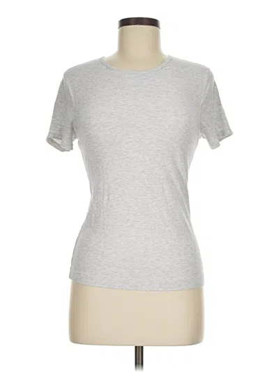 Pre-owned Yogalicious Active T-shirt In Silver