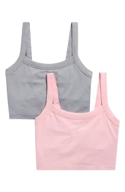 Yogalicious Anette 2-pack Seamless Stone Wash Crop Tanks