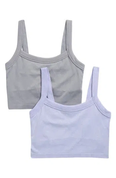 Yogalicious Anette 2-pack Seamless Stone Wash Crop Tanks