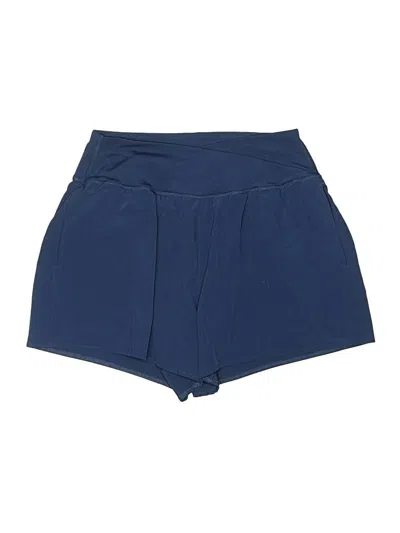 Pre-owned Yogalicious Athletic Shorts In Blue