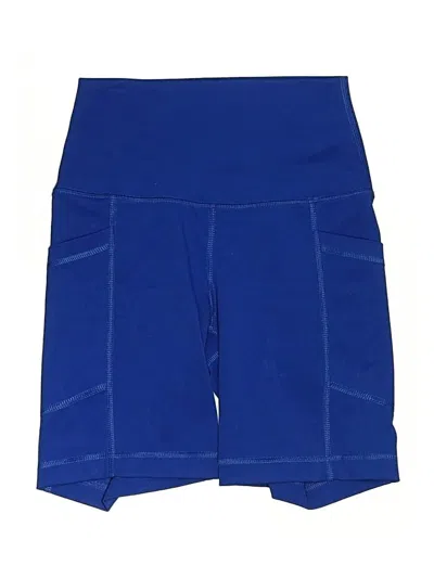 Pre-owned Yogalicious Athletic Shorts In Blue
