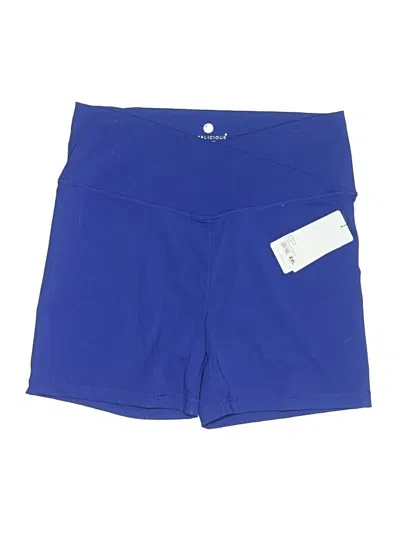 Pre-owned Yogalicious Athletic Shorts In Blue