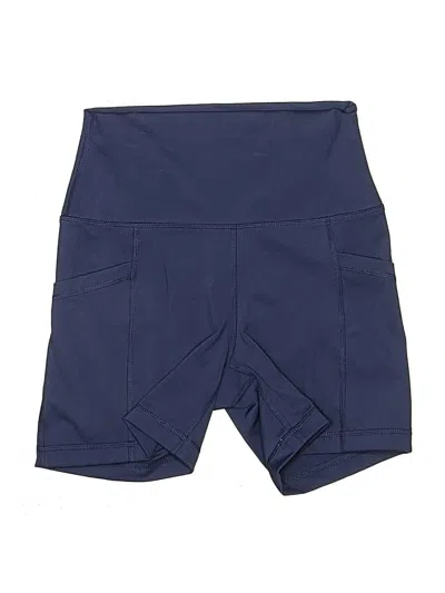 Pre-owned Yogalicious Athletic Shorts In Blue