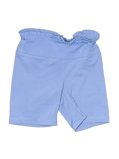 Pre-owned Yogalicious Kids' Athletic Shorts In Blue