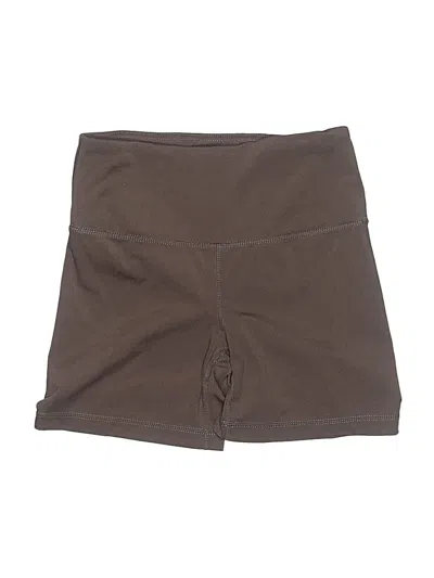Pre-owned Yogalicious Athletic Shorts In Brown