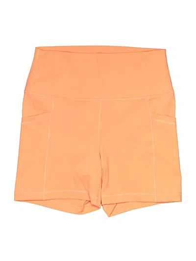 Pre-owned Yogalicious Athletic Shorts In Orange