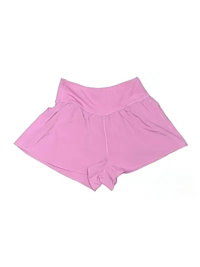Pre-owned Yogalicious Kids' Athletic Shorts In Pink