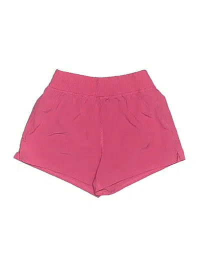 Pre-owned Yogalicious Kids' Athletic Shorts In Pink