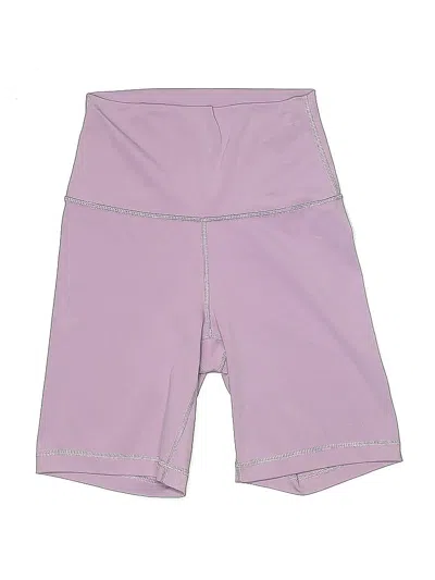 Pre-owned Yogalicious Athletic Shorts In Purple