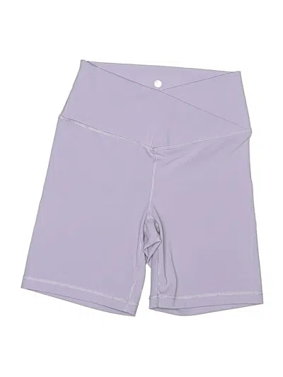 Pre-owned Yogalicious Athletic Shorts In Purple