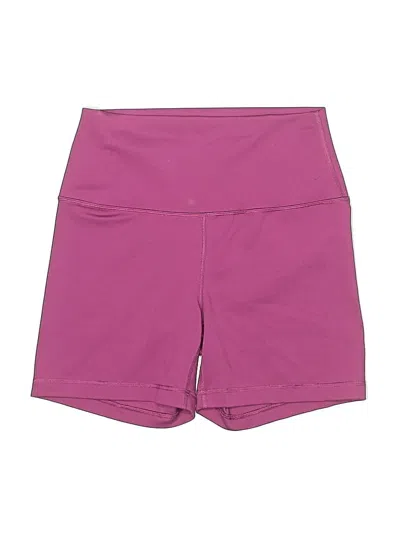 Pre-owned Yogalicious Athletic Shorts In Purple