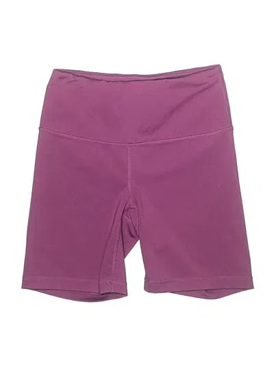 Pre-owned Yogalicious Athletic Shorts In Purple