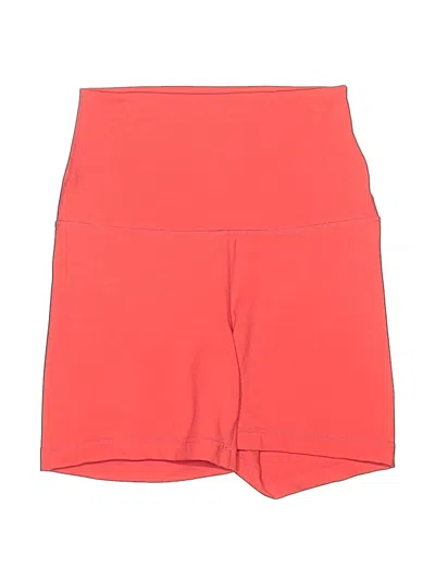 Pre-owned Yogalicious Athletic Shorts In Red