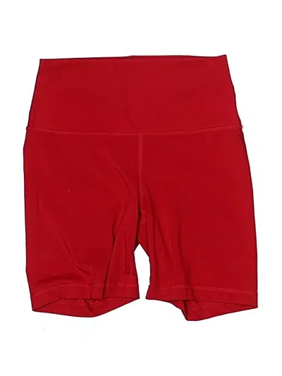 Pre-owned Yogalicious Athletic Shorts In Red