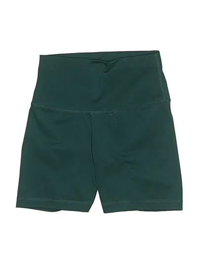 Pre-owned Yogalicious Athletic Shorts In Teal