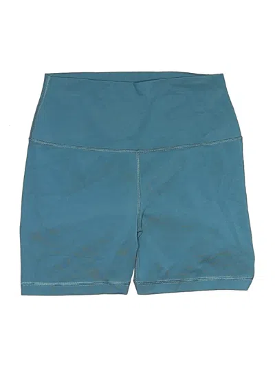Pre-owned Yogalicious Athletic Shorts In Teal