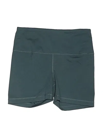 Pre-owned Yogalicious Athletic Shorts In Teal