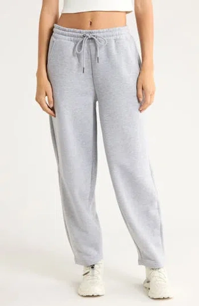 Yogalicious Baby Wash Fleece Barrel Sweatpants In Gray