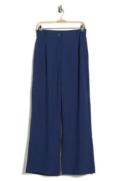 Yogalicious Belmont Wide Leg Pants In Blue