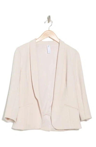 Yogalicious Bentley Scuba Blazer In Crystal Gray