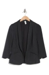Yogalicious Bentley Scuba Blazer In Heather Black
