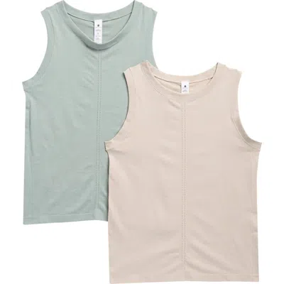Yogalicious Bridgette 2-pack Center Seam Tanks