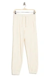 Yogalicious Brushed Waffle Knit Joggers In Neutral