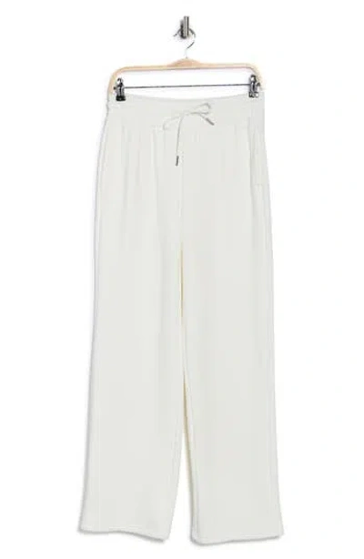 Yogalicious Butter Sunday Vibe Straight Leg Pants In White