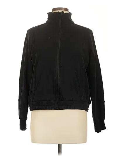 Pre-owned Yogalicious Cardigan Sweater In Black