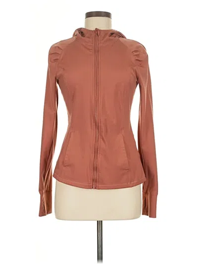 Pre-owned Yogalicious Cardigan Sweater In Brown