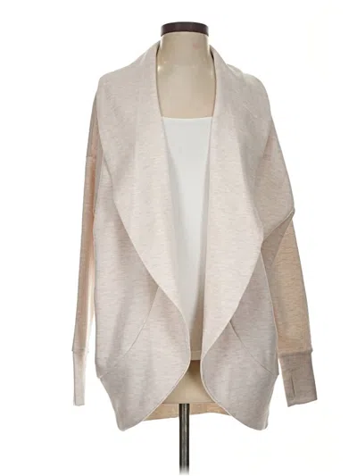 Pre-owned Yogalicious Cardigan Sweater In Brown