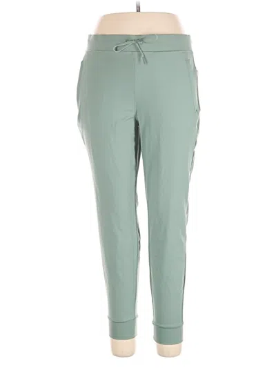 Pre-owned Yogalicious Casual Pants In Green